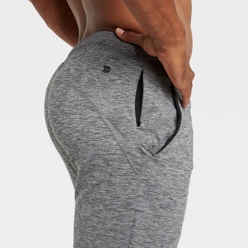 Men's Soft Stretch Tapered Joggers - All In Motion™, 6 of 10