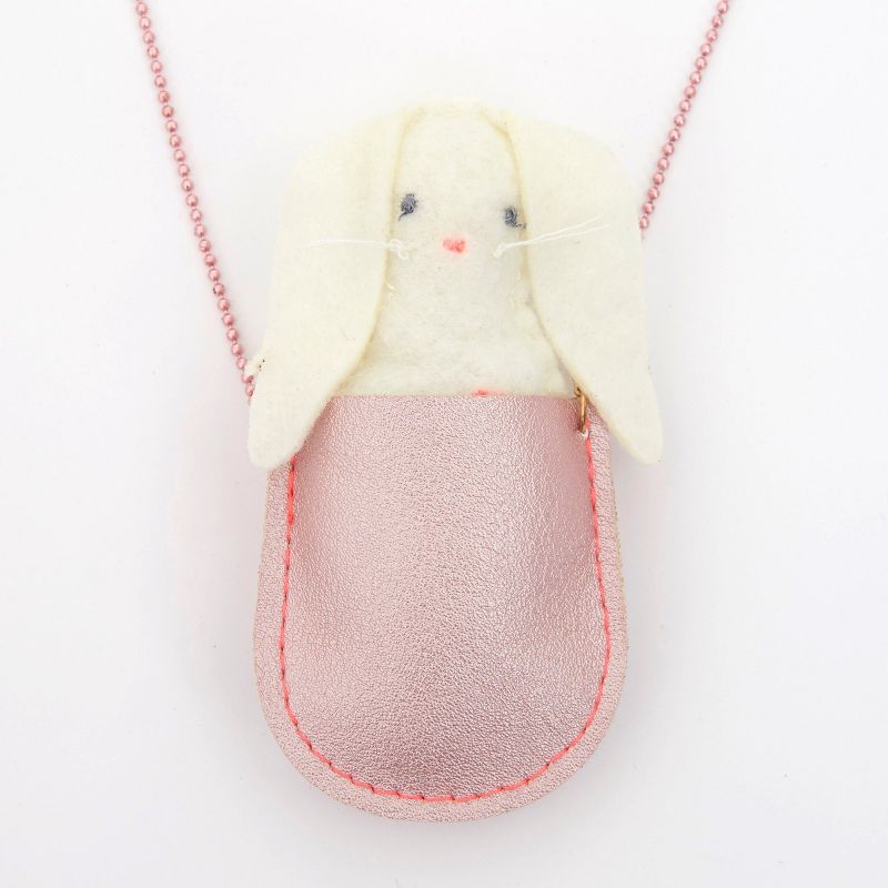 Meri Meri Bunny Pocket Necklace (Pack of 1), 2 of 7