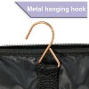 Makeup and Cosmetic Carry All Travel Toiletry Bag with Hanging Hook for Adult , Black ,14" x 5.5" x 10.5" - 2 of 4