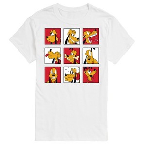 Men's - Disney - Pluto Grid Short Sleeve Graphic T-Shirt - 1 of 4