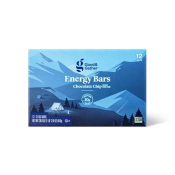 Energy Bar Chocolate Chip - 28.8oz/12ct - Good & Gather™