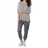 Women's Wo's Lace Up Cable Crew Top - LABEL+thread - 4 of 4