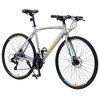 Okak 24 Speed Road Bike with Front and Rear Disc Brake, Adult Bike with Aluminum Frame and 700C Rims, Mens Bike for City Road - 2 of 4