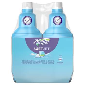 2023, réutilisable pour Swiffer Wetjet Spray Tapis en microfibre pour le  nettoyage des sols4 chiffons Gauzhini de remplacement (bleu (4pcs))