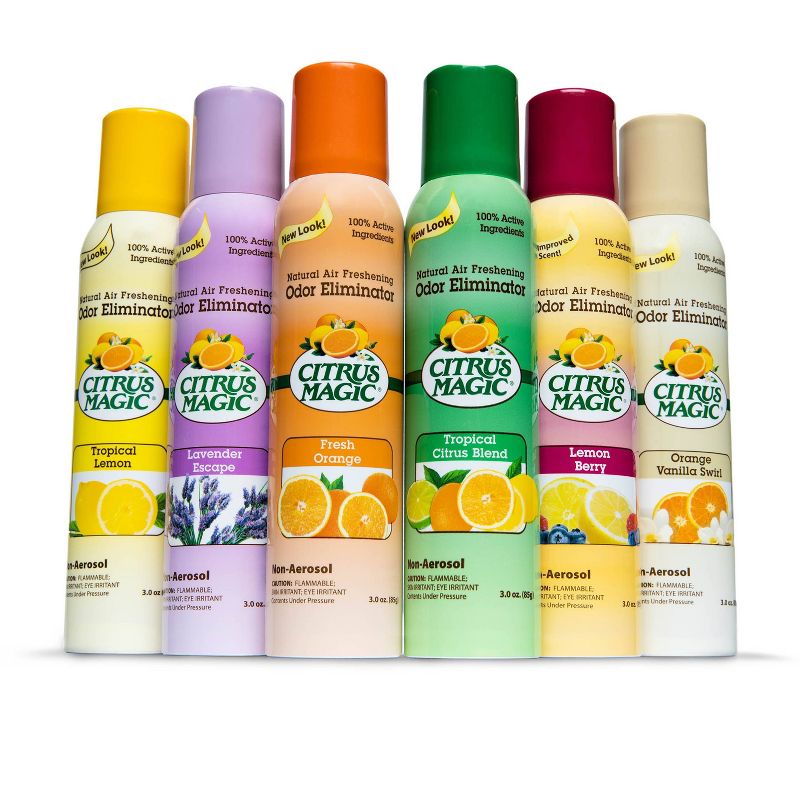 Citrus Magic Odor Eliminating Tropical Air Freshener - Fresh Citrus - 3 fl oz, 6 of 9