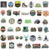 Wrapables Waterproof Vinyl Stickers for Water Bottles, Laptop, Phones, Skateboards, Decals for Teens, 80pcs, Mountain Adventures - 3 of 4
