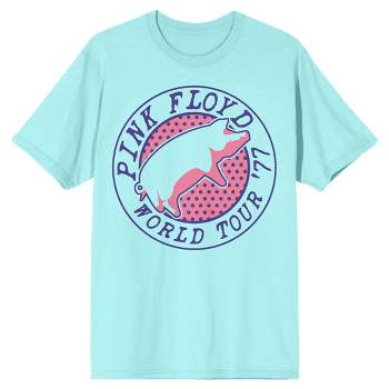 Pink Floyd Pig World Tour '77 Men's Celadon T-shirt
