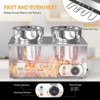 ROVSUN Commercial Soup Warmer, Electric Food Warmer Steam Table Countertop Bain Marie w/ Adjustable Temp, Lid and Tap for Buffet Restaurant - 2 of 4