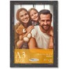 PosterPalooza | Photo Size Shabby Chic Black Picture Frame - UV Acrylic, Foam Board Backing, Hanging Hardware - 3 of 4