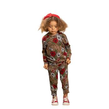 Cute Winter Sets  Girls Rose Pom Pom Tunic And Swirl Stripe Legging Set –  Mia Belle Girls