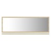 vidaXL Bathroom Mirror White and Sonoma Oak 39.4"x4.1"x14.6" Engineered Wood - 2 of 4