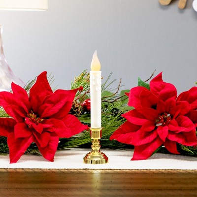 Northlight LED Lighted Window Candle with Automatic Timer - 8.5"