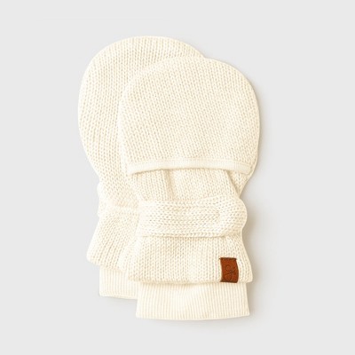 Goumikids Organic Cotton Knit Stay-On Baby Mitts