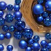 Northlight Shatterproof Christmas Ball Ornaments - 2.25" to 4" (100mm) - Lavish Blue - 50ct - 3 of 4