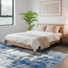 Washable Area Rugs, Large Modern Abstract Living Room Rug Soft Anti-Skid Thin Carpet Indoor Floor Carpets for Bedroom Dining Nursery Home Office - 4 of 4