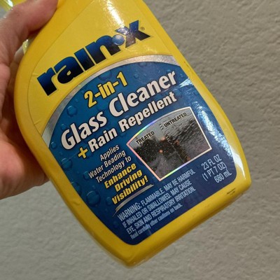 Rain-x 23oz 2 In 1 Glass Cleaner And Rain Repellent : Target