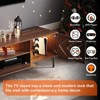 DOMETOUR 71 Inch TV Stand with LED Lights & Power Outlet, Living Room Gaming Media Console for TVs Up to 80 Inch with 2 Cabinets - 4 of 4