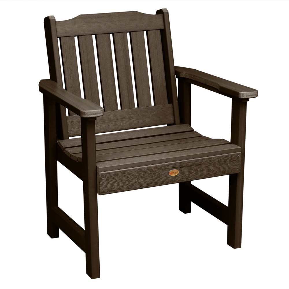 Photos - Garden Furniture Lehigh Garden Patio Chair Weathered Acorn - highwood: Durable Outdoor Seat