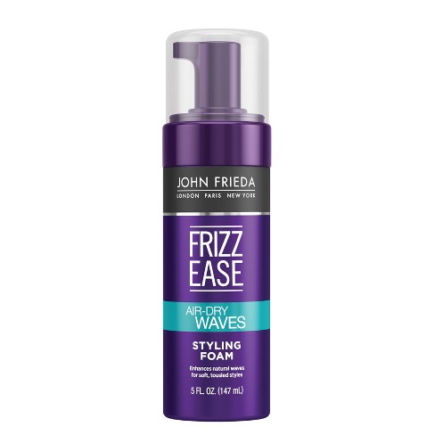 John Frieda Frizz Ease Air-Dry Waves Styling Foam, Dream Curls Defining Frizz Control, Curly Hair 5oz - image 1 of 4