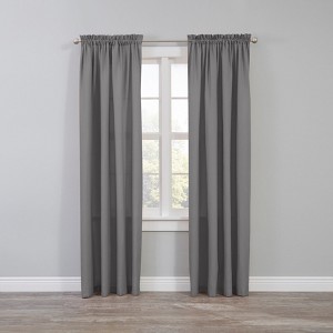 BrylaneHome BH Studio Microfiber Rod-Pocket Panel - 1 of 4