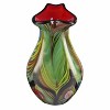 Luxury Lane Hand Blown Abstract Teardrop Art Glass Vase with Angled Lip - 3 of 4