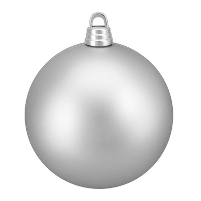 silver matte christmas ornaments