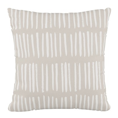 18"x18" Dash Polyester Square Throw Pillow - Skyline Furniture