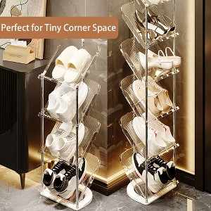 Shoe Rack 6-tier Shoe Rack? Shoe Storage Organiser For Entryway - 1 of 3