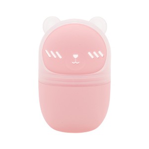 Unique Bargains Portable Bears with Cover Makeup Sponge Holder 1 Pc - 1 of 4