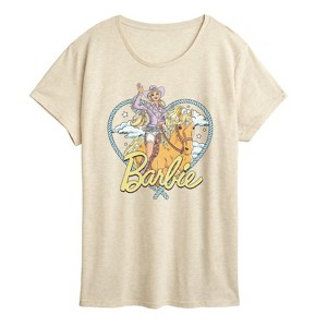 Women's - Barbie - Western Heart Short Sleeve Graphic T-Shirt - 1 of 3