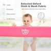 Infans 71" Foldable Baby Bed Rail Guard Toddlers Swing Down Safety Bedrail Pink - 4 of 4