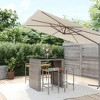 vidaXL Garden Bar Set - Gray, 4 Piece - 2 of 4
