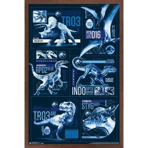Trends International Jurassic World: Fallen Kingdom - Grid Framed Wall Poster Prints - 1 of 4
