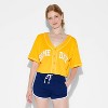 Women's Game Day Cropped Elbow Sleeve V-Neck Athletic Jersey - Wild Fable™ - 2 of 3