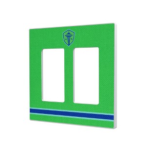 MLS Western Conference Teams Stripe Hidden-Screw Light Switch Plate for Double Rocker - 1 of 4