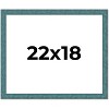 PosterPalooza | Simple Blue Picture Frame - UV Acrylic, Backing Board, Hanging Hardware Included - 2 of 4