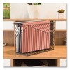 U Brands Vena Hanging File Basket, Letter Size, 6.85" Long, Black - 3 of 4