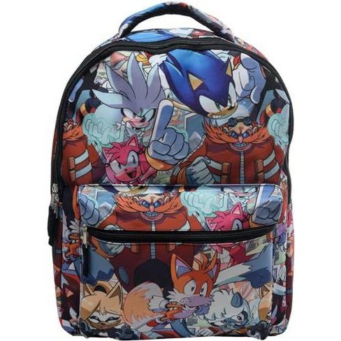 Sonic The Hedgehog Backpack Engagin Adults Durable Comfortable Everyday Gear Target