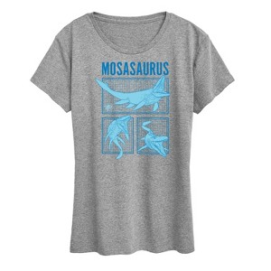 Women's - Jurassic Park - Mosasaurus Short Sleeve Graphic T-Shirt - 1 of 4