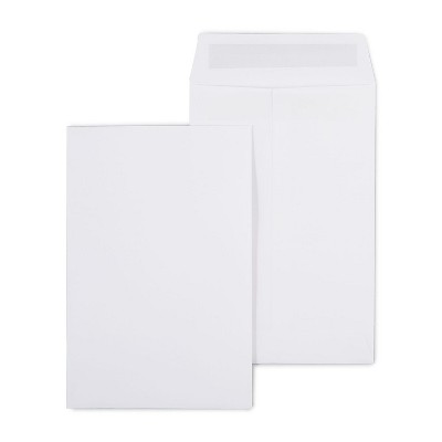 MyOfficeInnovations Self-Sealing Wove Catalog Envelopes 6" by 9" White 100/BX 609121