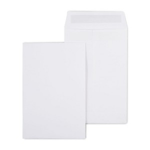 Staples Self-Sealing Wove Catalog Envelopes 6" by 9" White 100/BX SPL609121 - 1 of 3