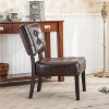 OUTSUPPLY Accent Chair, Oversized Luxe Seating, Easy-Clean & Sunlight Resistant, Modern Chair with Wood Legs - 4 of 4
