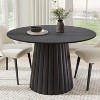 Dovelina 46" Round Dining Table Modern Wood Kitchen Table Dining Room Table for 4 People - 2 of 4