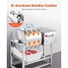 VEVOR Commercial Meat Tumbler Marinator, 40L Vacuum Tumbler Marinating Machine with Bidirectional Rotation and 3-Speed, Silver - 4 of 4