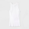 Women's Slim Fit Ribbed Tank Top - A New Day™ - 4 of 4