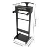 YIYIBYUS Suit Valet Stand, Clothes Stand with Storage and Top Tray, Used in Entryway, Office, Living Room - 4 of 4