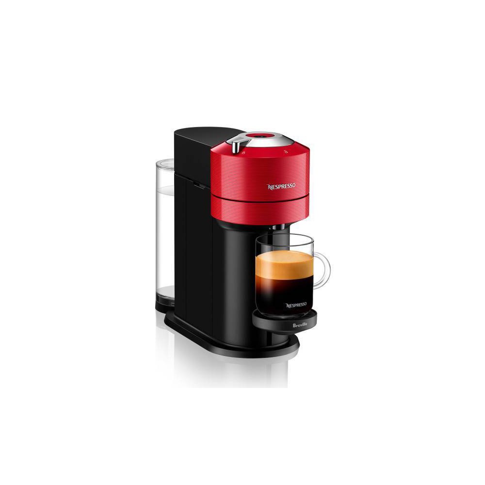 Nespresso Vertuo Next Coffee Maker & Espresso Machine by Breville - Red: Automatic Shut-Off, Includes 12 Capsules
