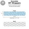 Big Dot of Happiness Winter Wonderland - Snowflake Holiday Party and Winter Wedding Favors and Cupcake Kit - Fabulous Favor Party Pack - 100 Pieces - 3 of 4