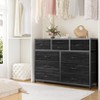 Dresser with 10 Fabric Drawers, Entertainment Center for 50 Inch Television, Media Console Table with Storage, Living Room Furniture - 2 of 4