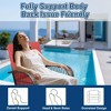 3 Pieces Patio Wicker Glider Chairs, Outdoor Swivel Rockers Patio Chairs Set of 2 with Thickened Cushions and Glass Coffee Table - 4 of 4